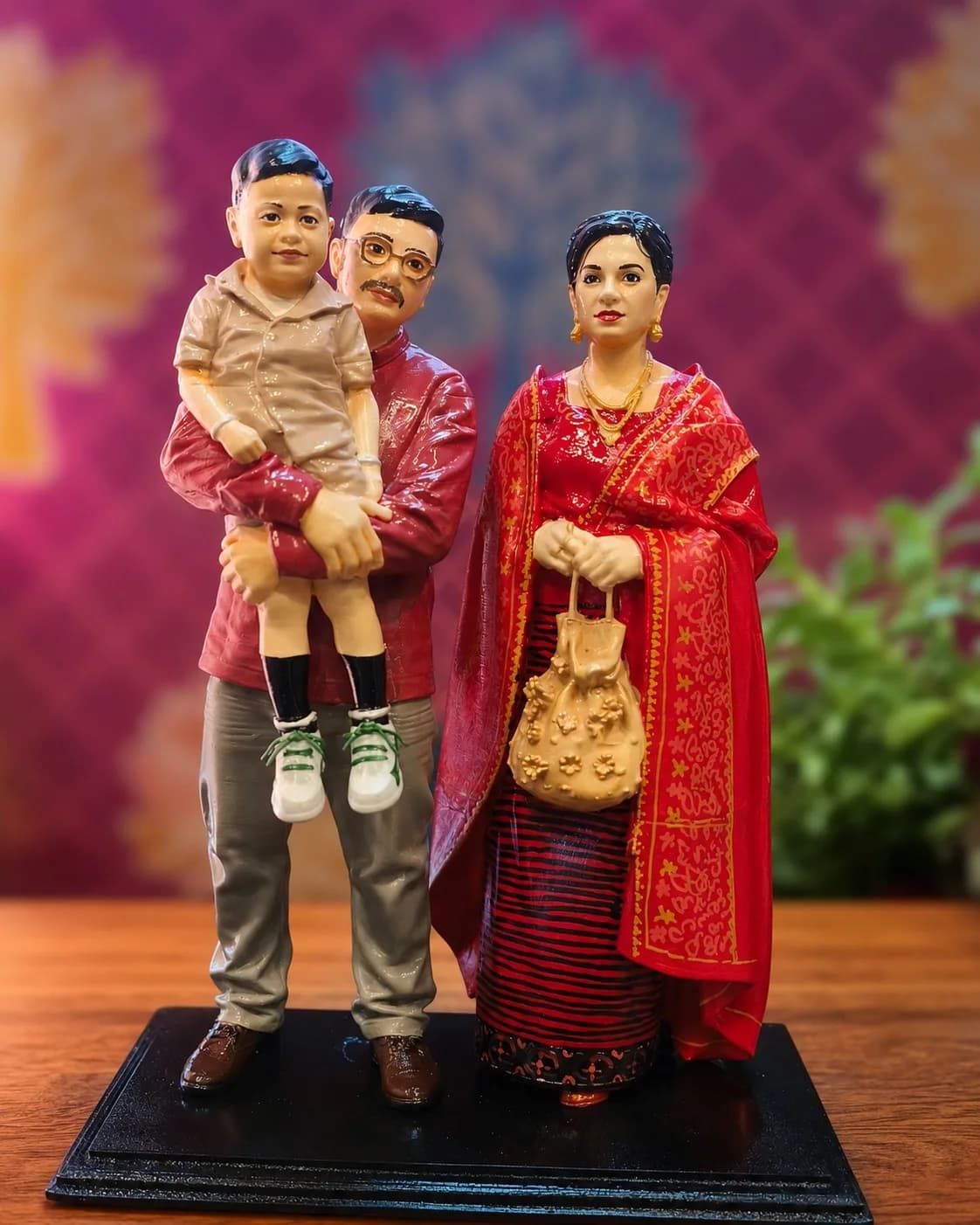 Custom family figurine