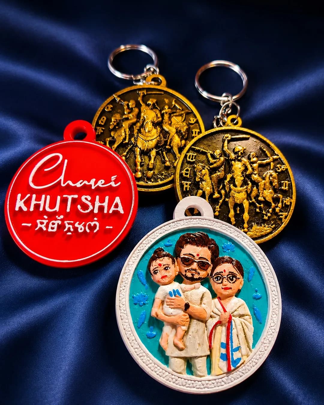 Custom photo keychain